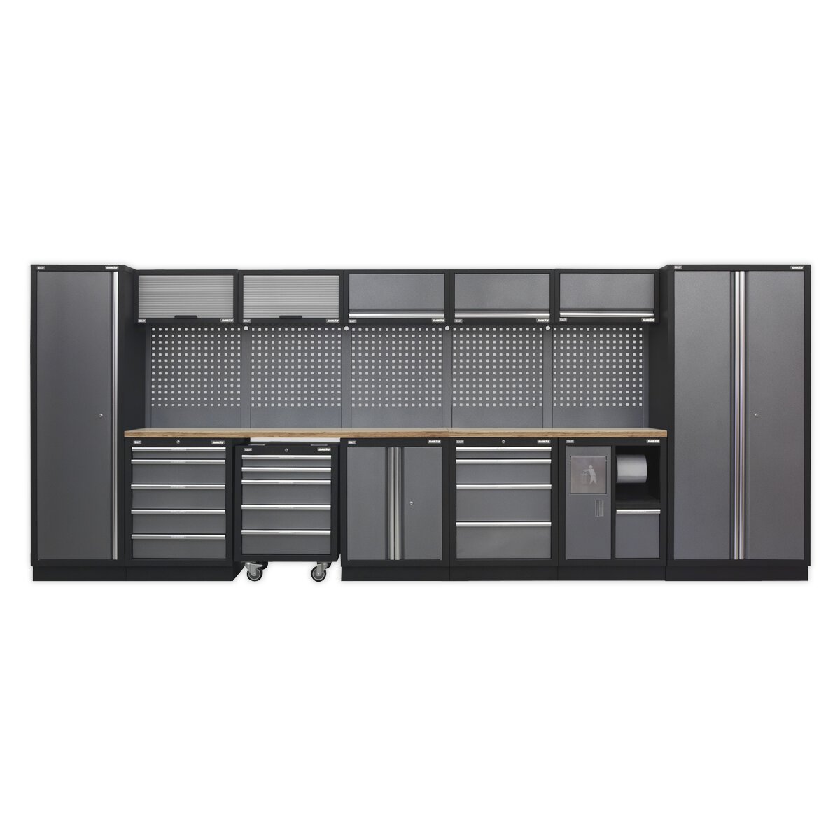 Modular Storage System Combo - Pressed Wood Worktop