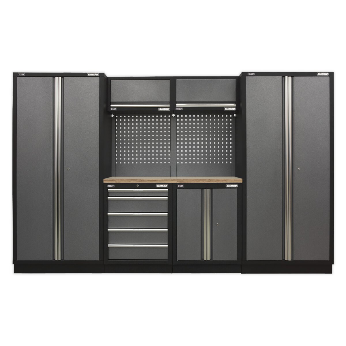 Modular Storage System Combo - Pressed Wood Worktop