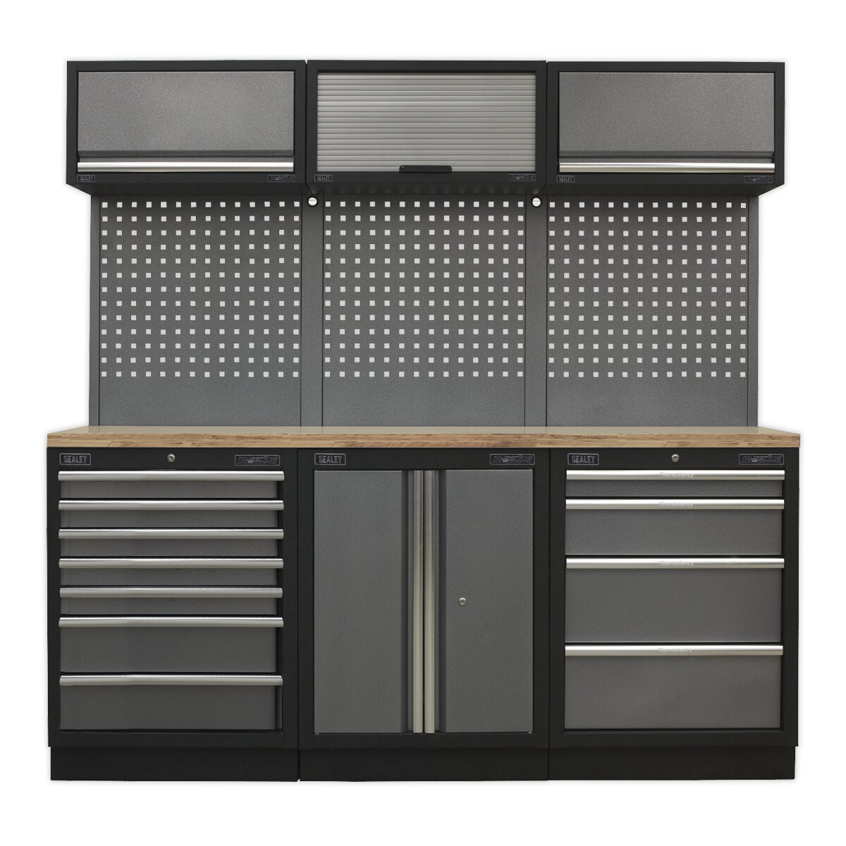Modular Storage System Combo - Pressed Wood Worktop