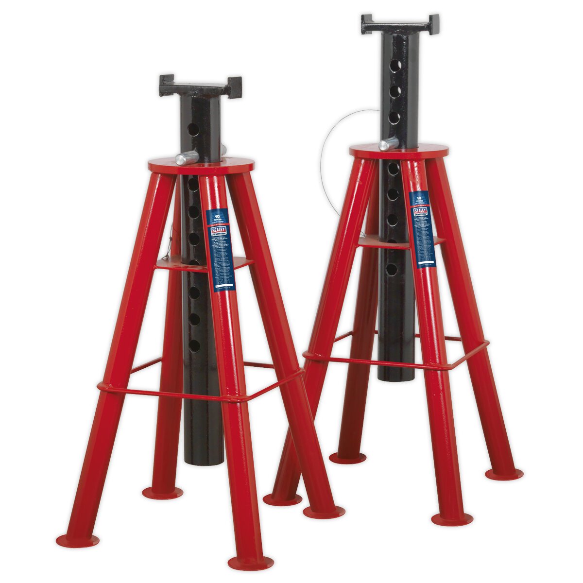 Axle Stands (Pair) 10tonne Capacity per Stand High Level