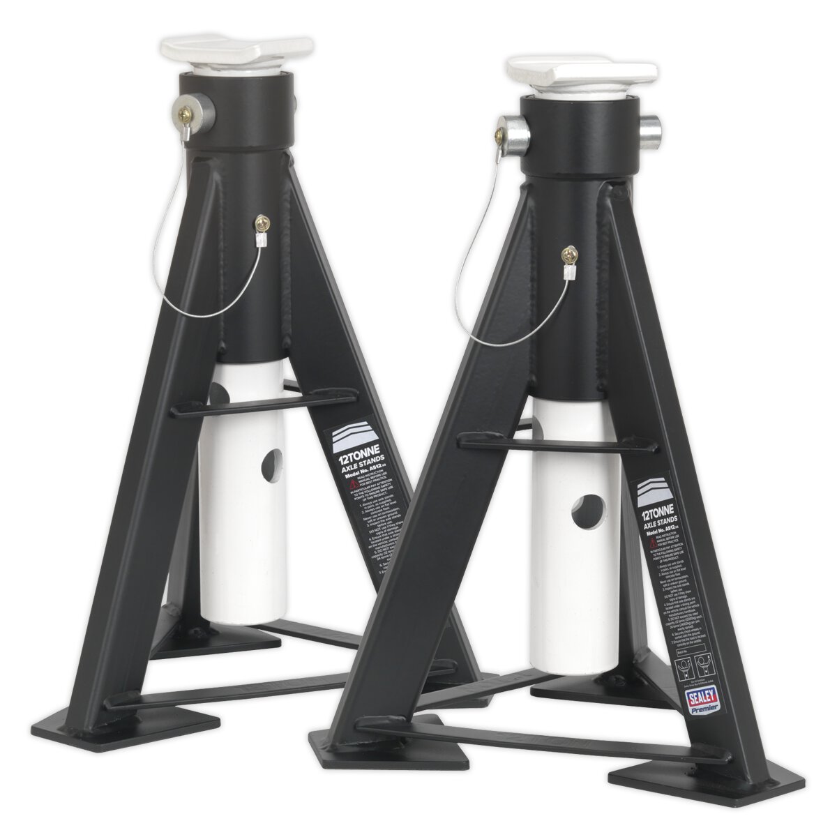 Axle Stands (Pair) 12tonne Capacity per Stand