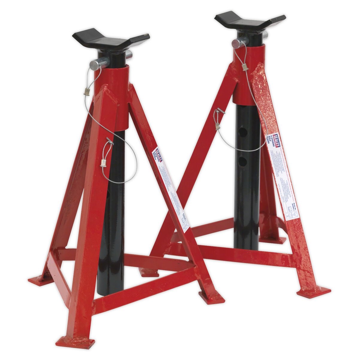 Axle Stands (Pair) 2.5tonne Capacity per Stand Medium Height