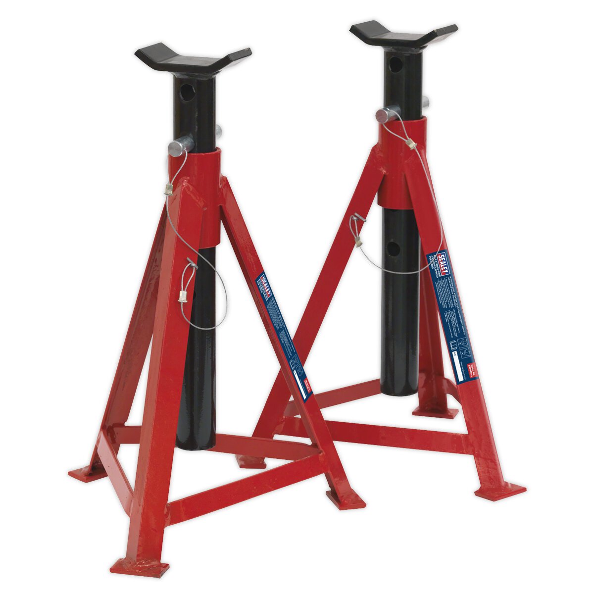 Axle Stands (Pair) 2.5tonne Capacity per Stand Medium Height