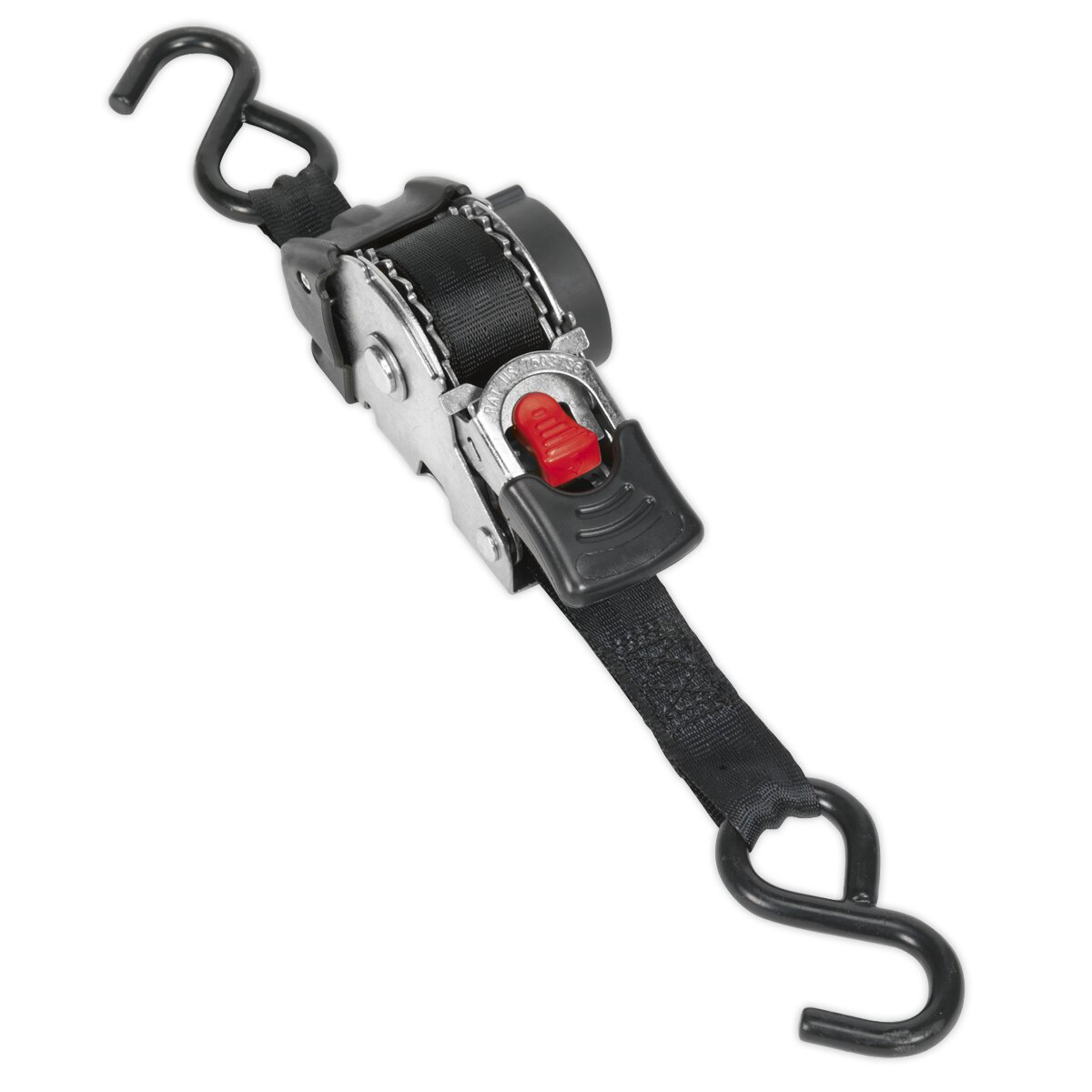 Auto Retractable Ratchet Tie Down 25mm x 3m