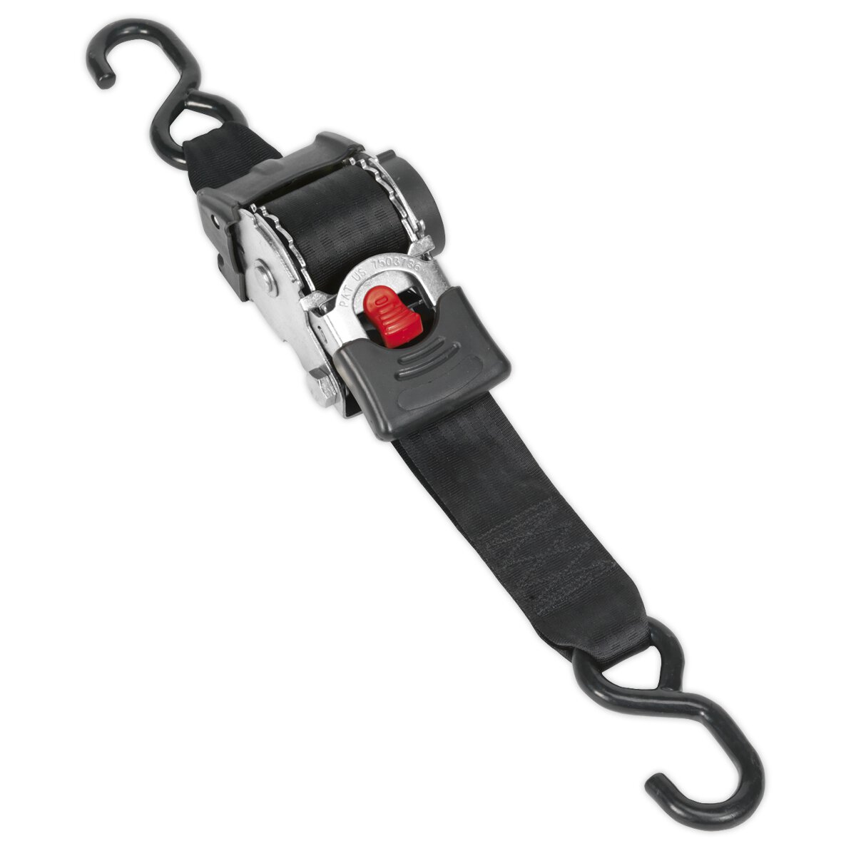 Auto Retractable Ratchet Tie Down 50mm x 3m