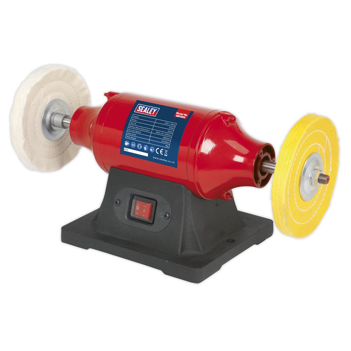 Bench Mounting Buffer/Polisher 150mm 370W/230V
