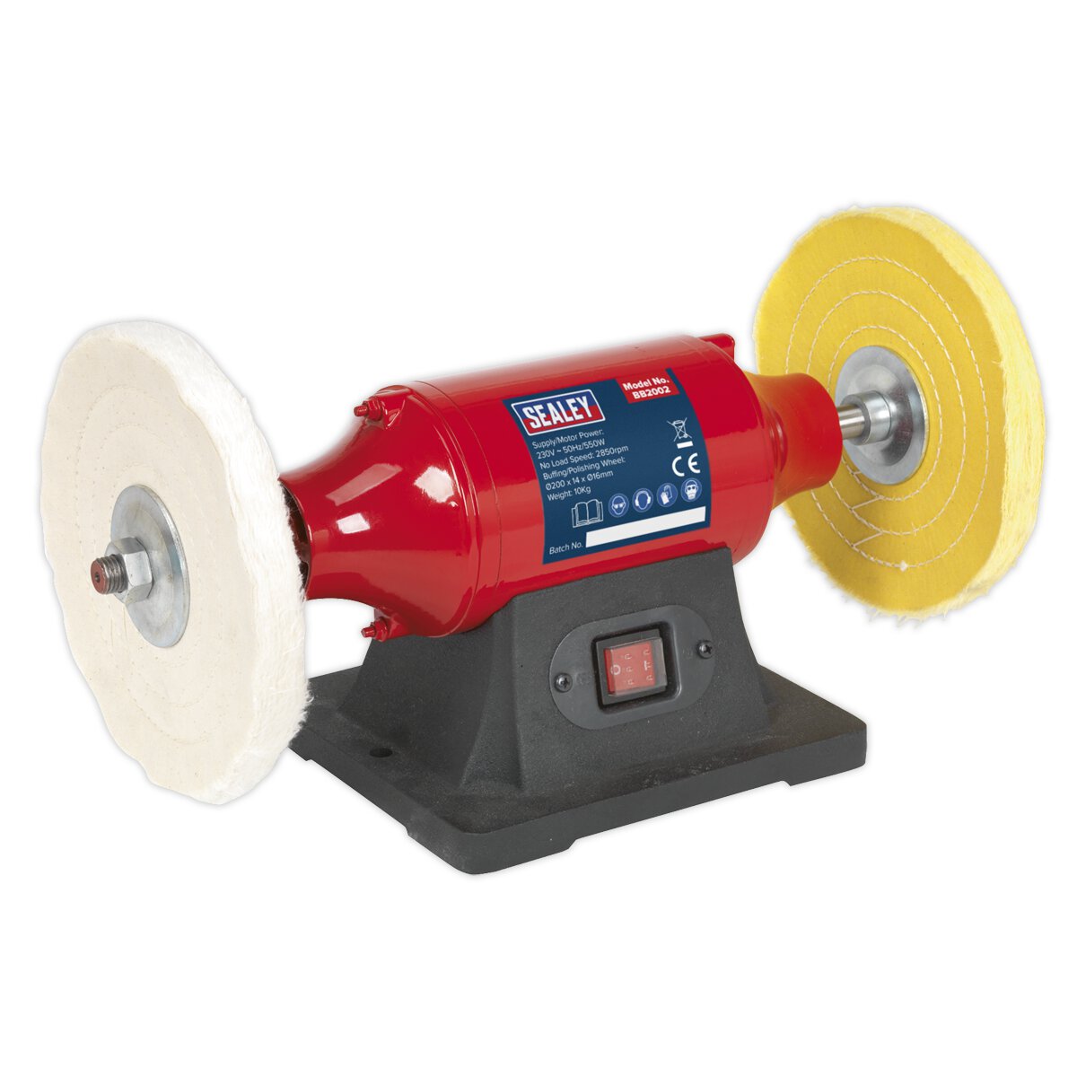 Bench Mounting Buffer/Polisher 200mm 550W/230V