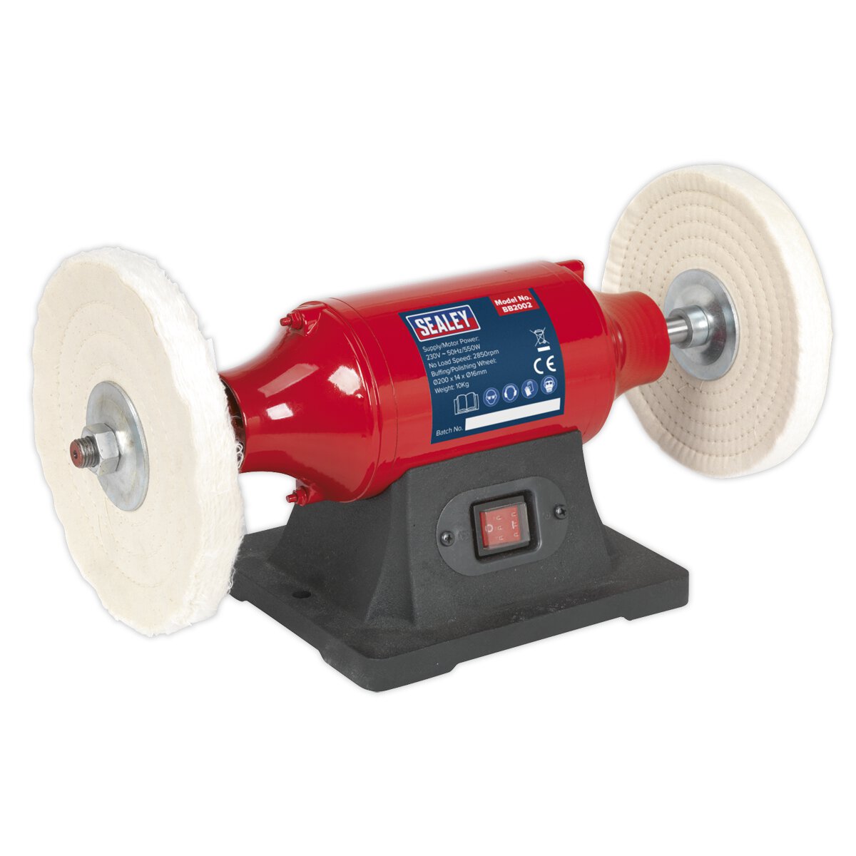 Bench Mounting Buffer/Polisher 200mm 550W/230V