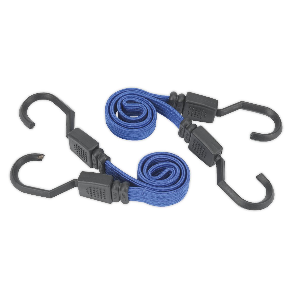 Flat Bungee Cord Set 460mm 2pc