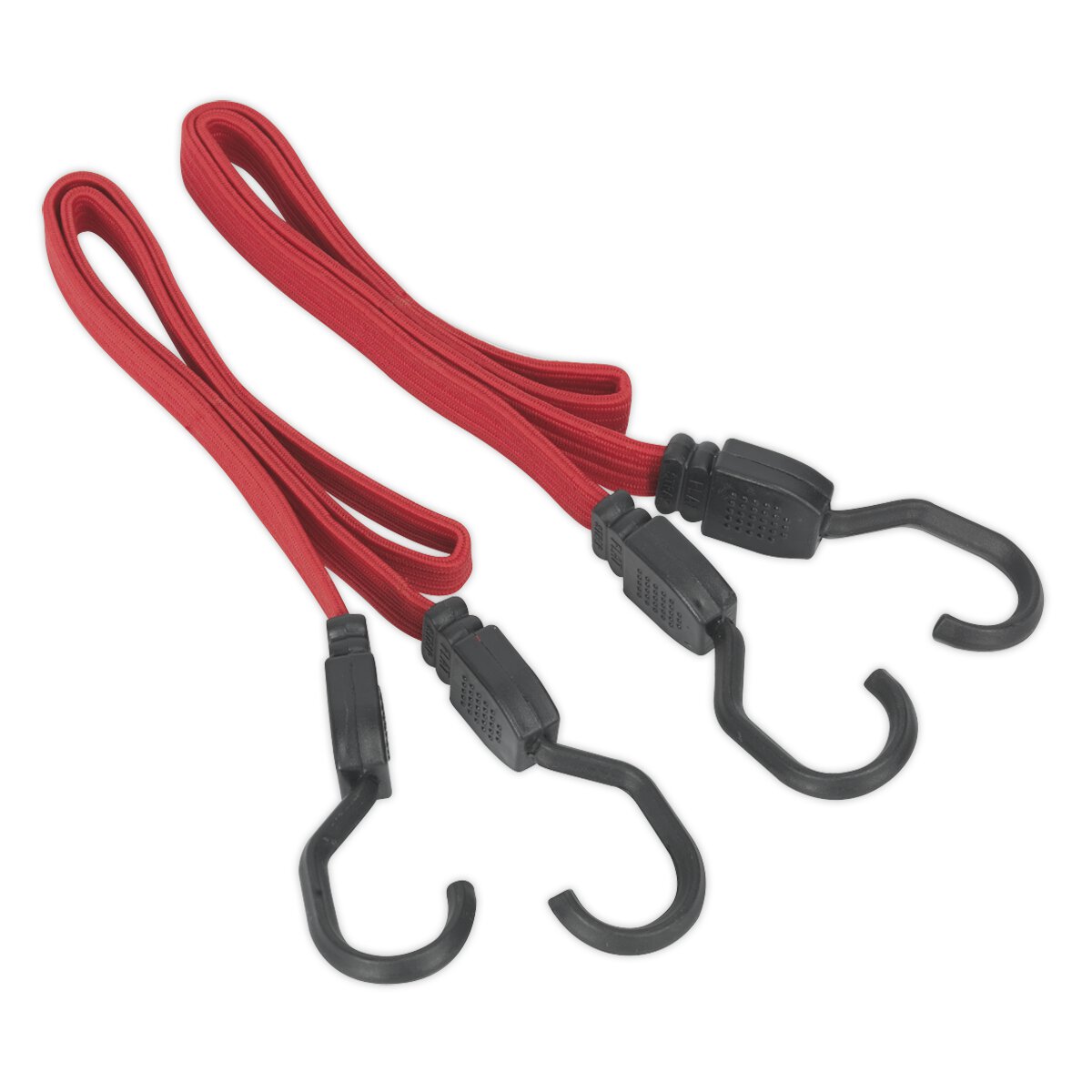 Flat Bungee Cord Set 2pc 760mm