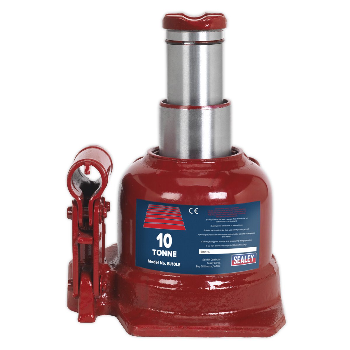 Bottle Jack 10tonne Low Entry Telescopic