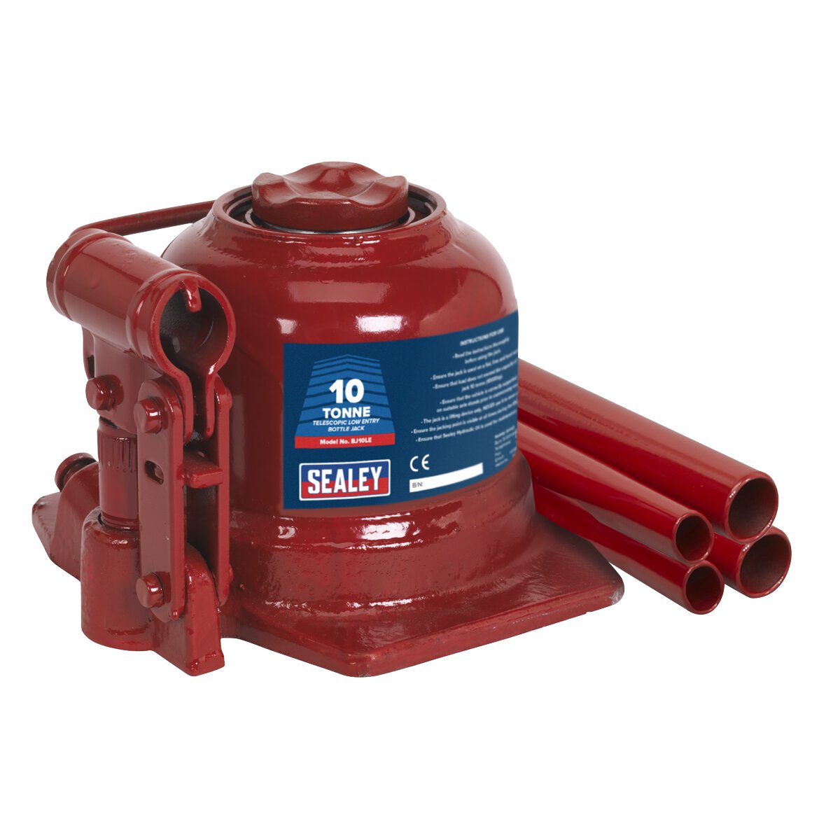 Bottle Jack 10tonne Low Entry Telescopic