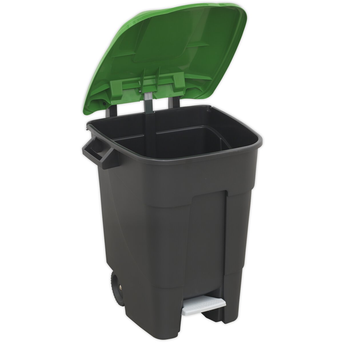 Refuse/Wheelie Bin with Foot Pedal 100L - Green