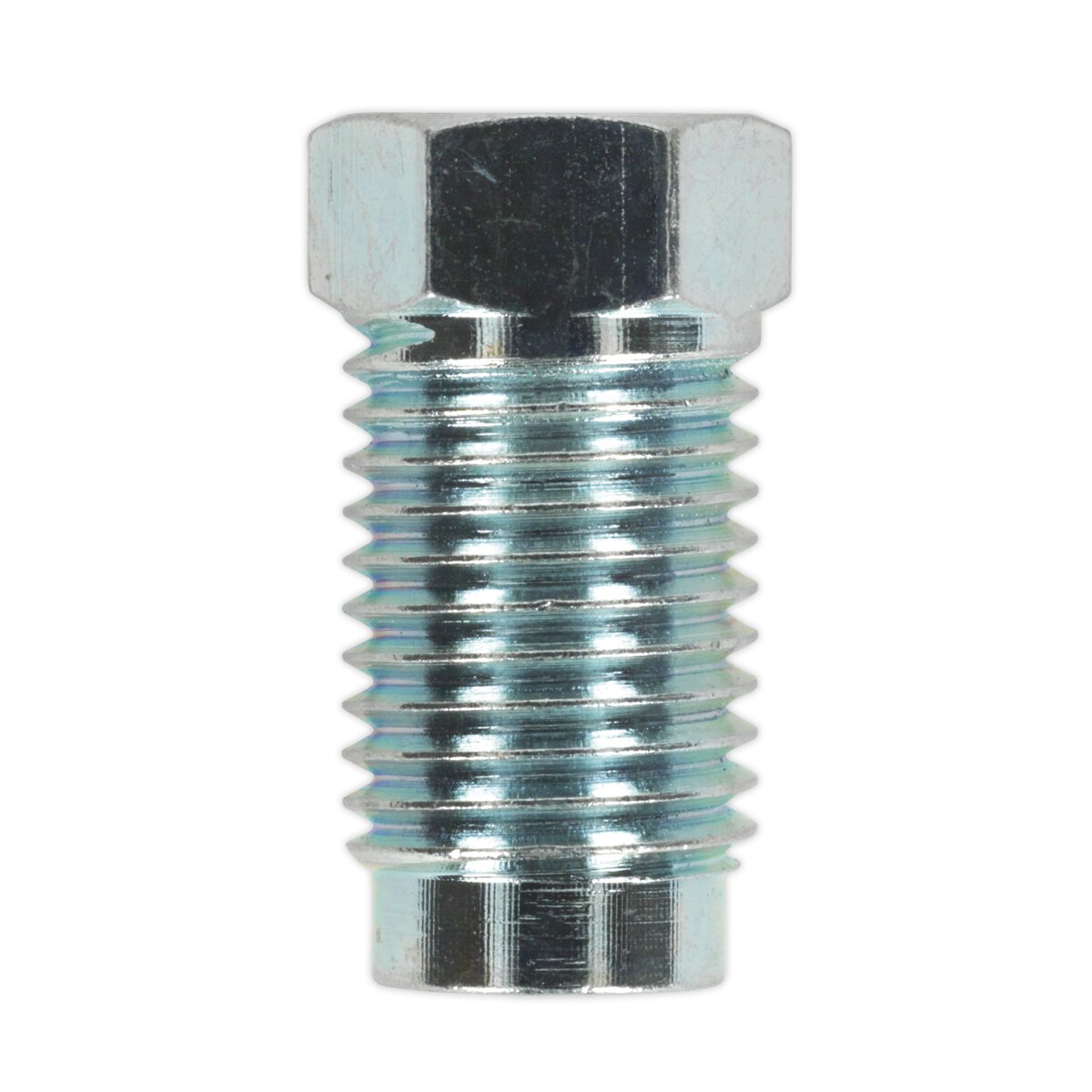Brake Pipe Nut 7/16"UNF x 20tpi Male 1/4" Pipe SAE Form Pack of 10