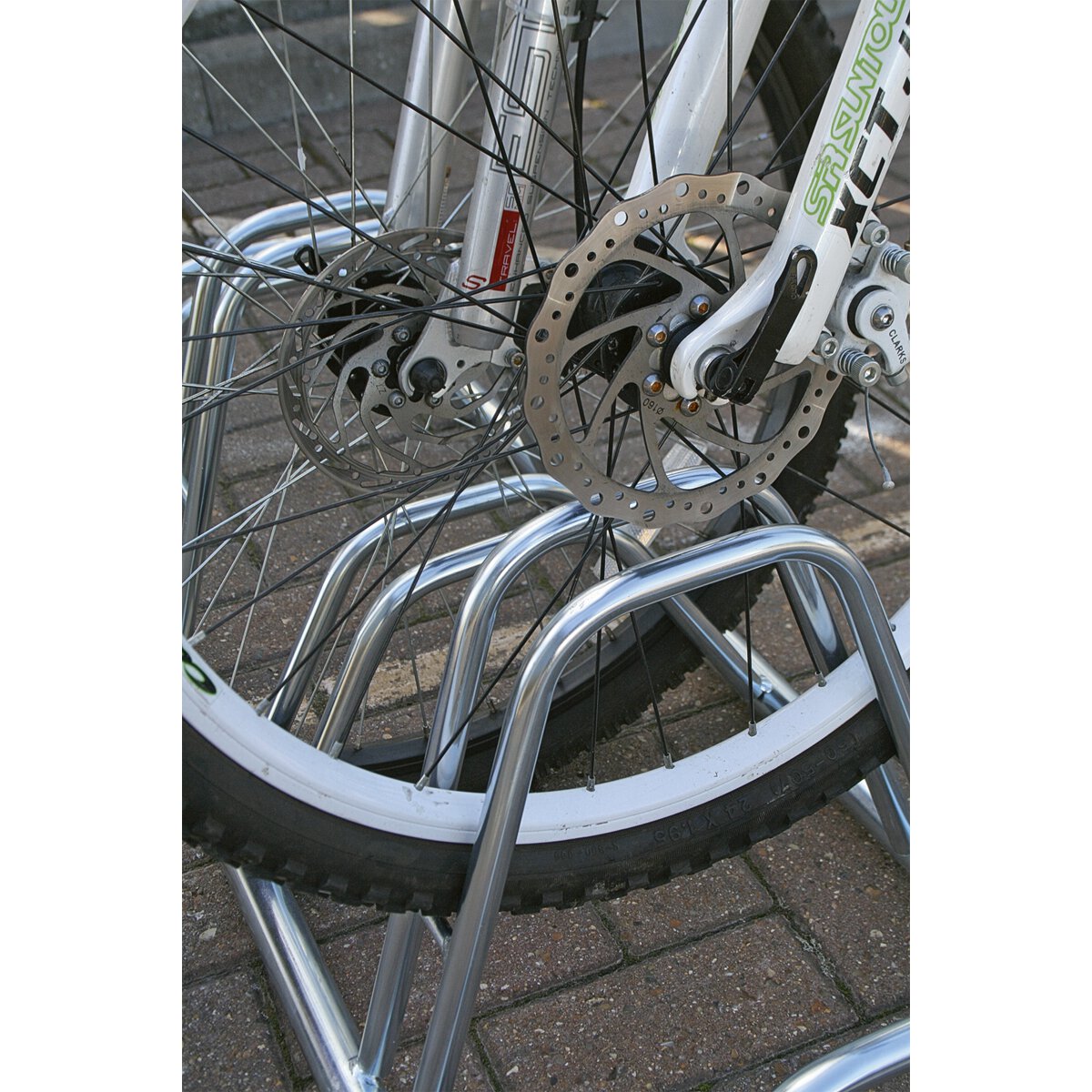 Bicycle Rack 5 Bicycle Dual Height