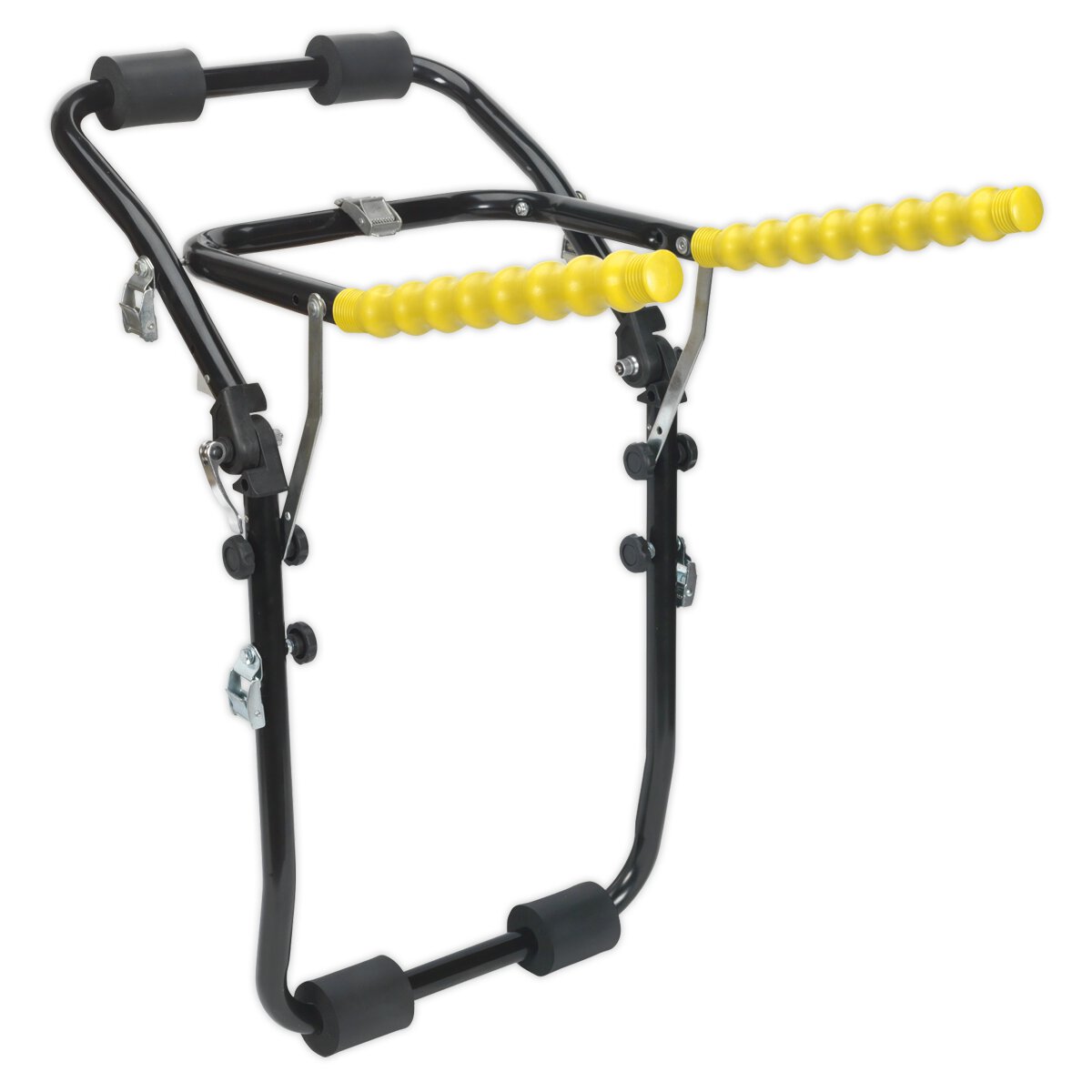 Rear Bicycle Carrier 5 Strap Fixing Maximum 3 Bicycles