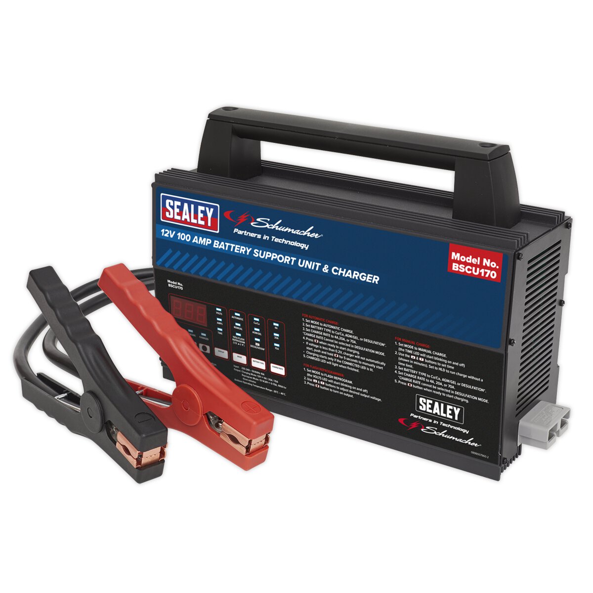 Schumacher® Battery Support Unit & Charger - 12V 100A