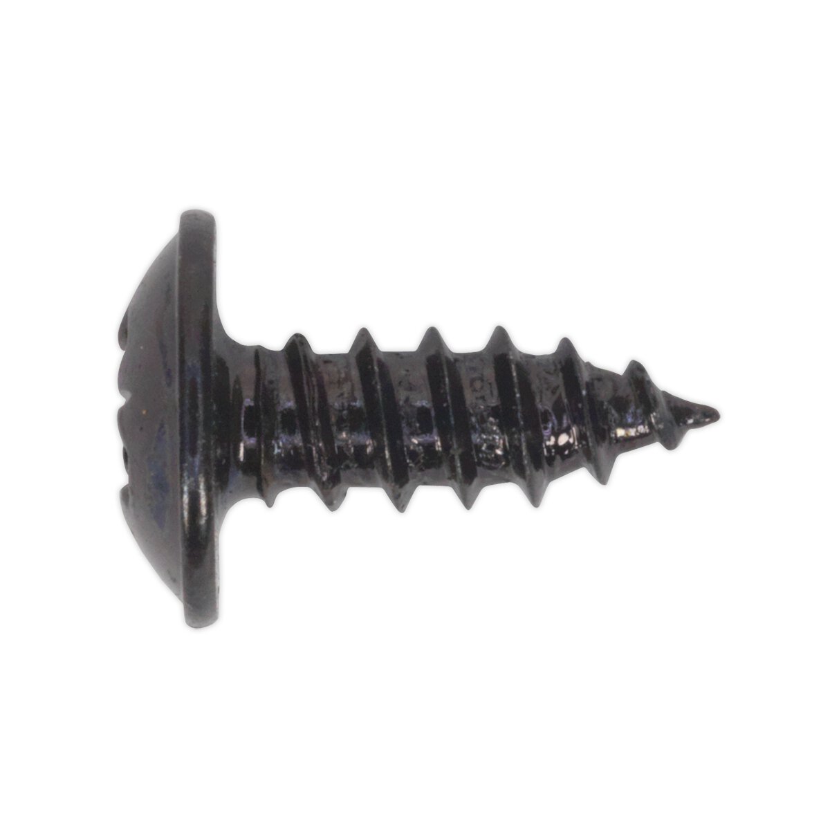 Self Tapping Screw 3.5 x 10mm Flanged Head Black Pozi BS 4174 Pack of 100