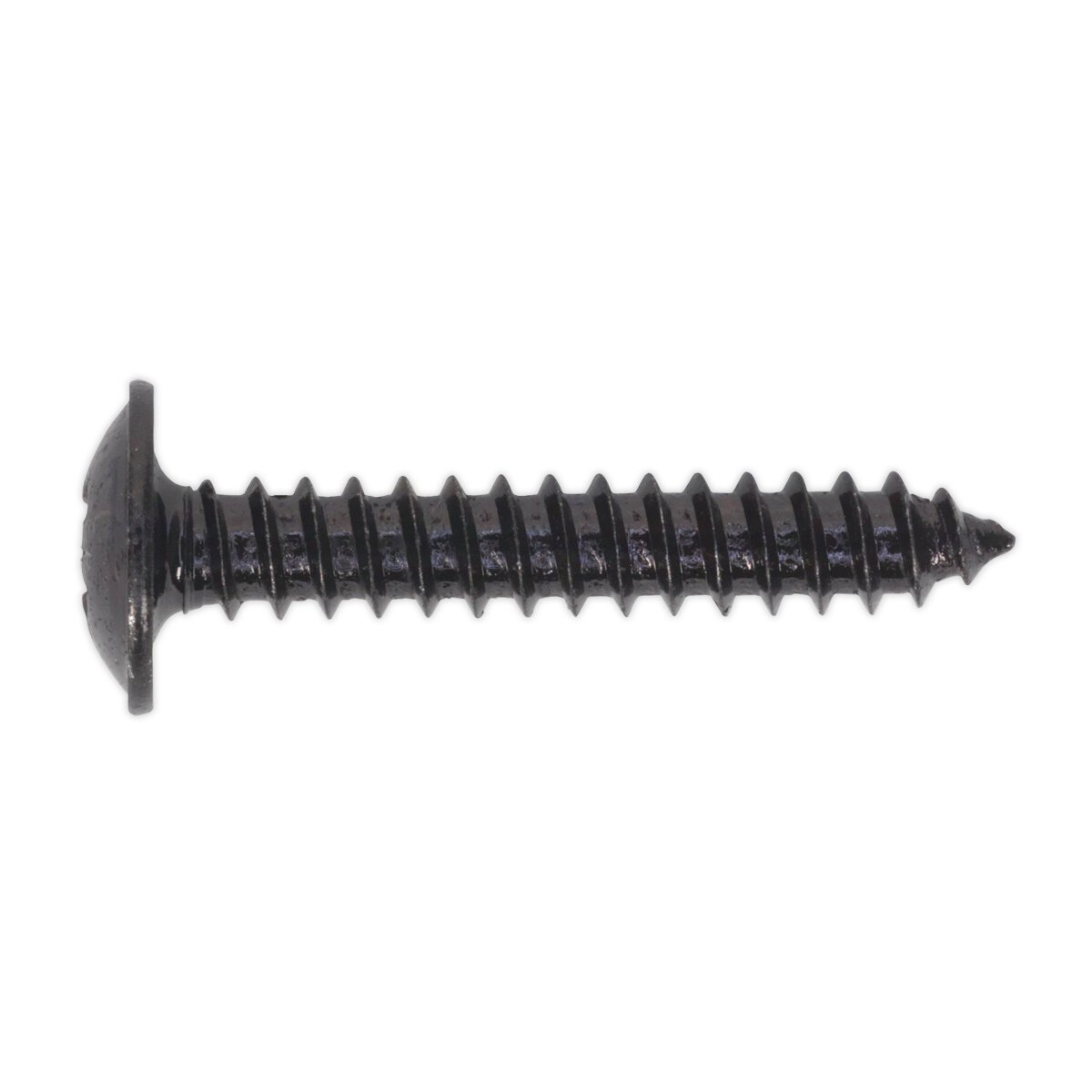 Self Tapping Screw 4.2 x 25mm Flanged Head Black Pozi BS 4174 Pack of 100
