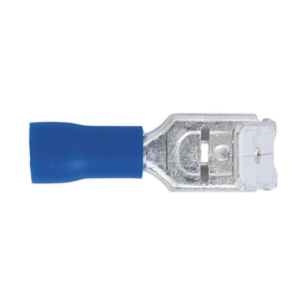 Piggy-Back Terminal 6.3mm Blue Pack of 100