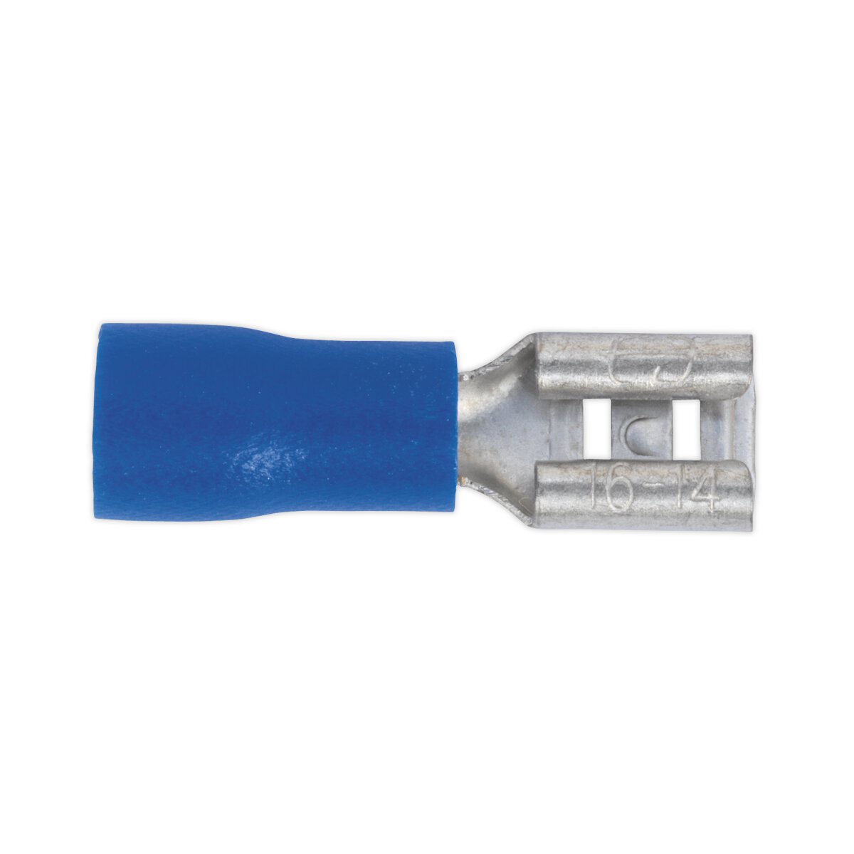 Push-On Terminal 4.8mm Female Blue Pack of 100