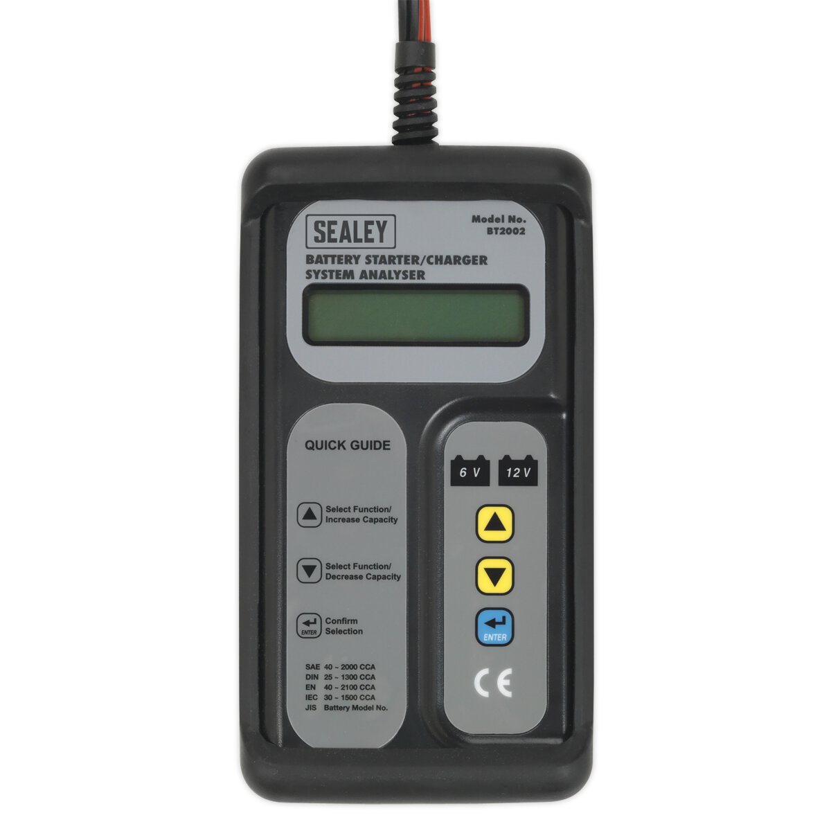 Digital Battery & Alternator Tester 6-12V Battery 6, 12, 24V Alternator