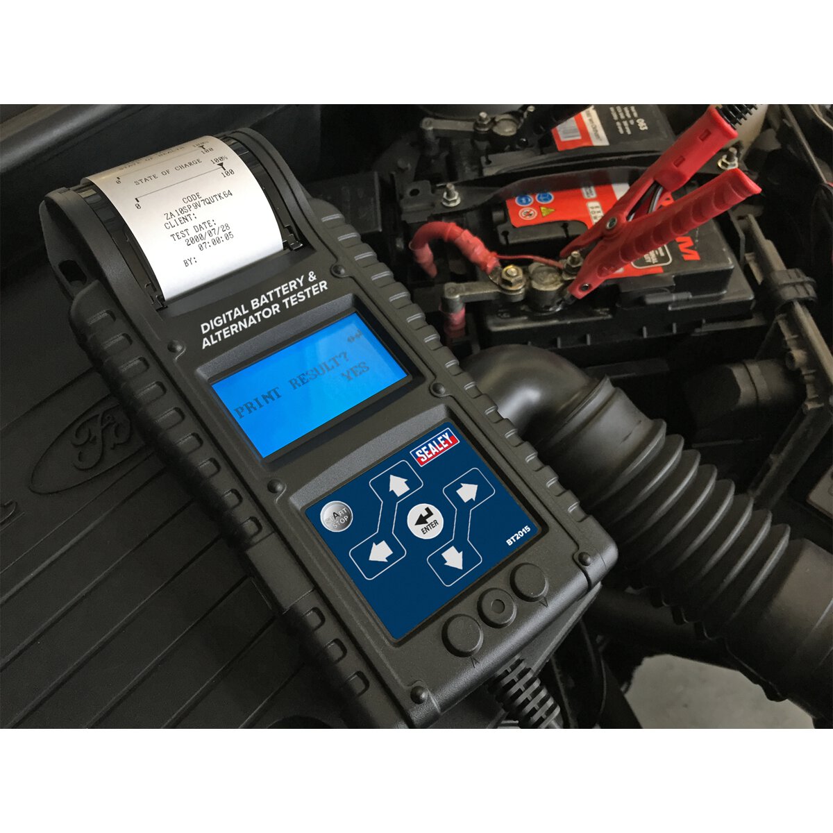 Digital Start/Stop Battery & Alternator Tester with Printer