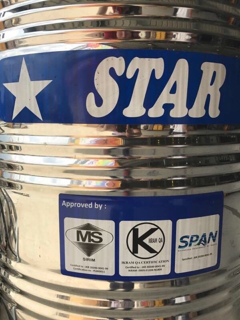 Star Stainless Steel Water Tank