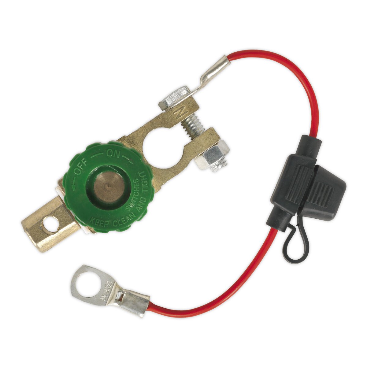 Battery Terminal & Fuse Holder 12-24V Anti-Theft