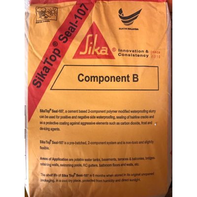 Sika Top Seal 107 Component B Cement Based 2-Component Polymer Modified Waterproofing Slurry