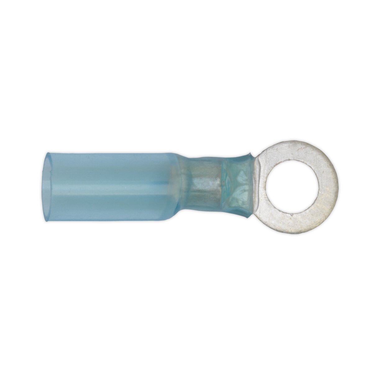 Heat Shrink Ring Terminal Ø6.4mm Blue Pack of 25