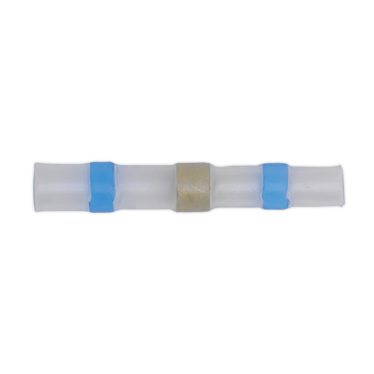 Heat Shrink Butt Connector Solder Terminal 16-14 AWG Blue Pack of 25