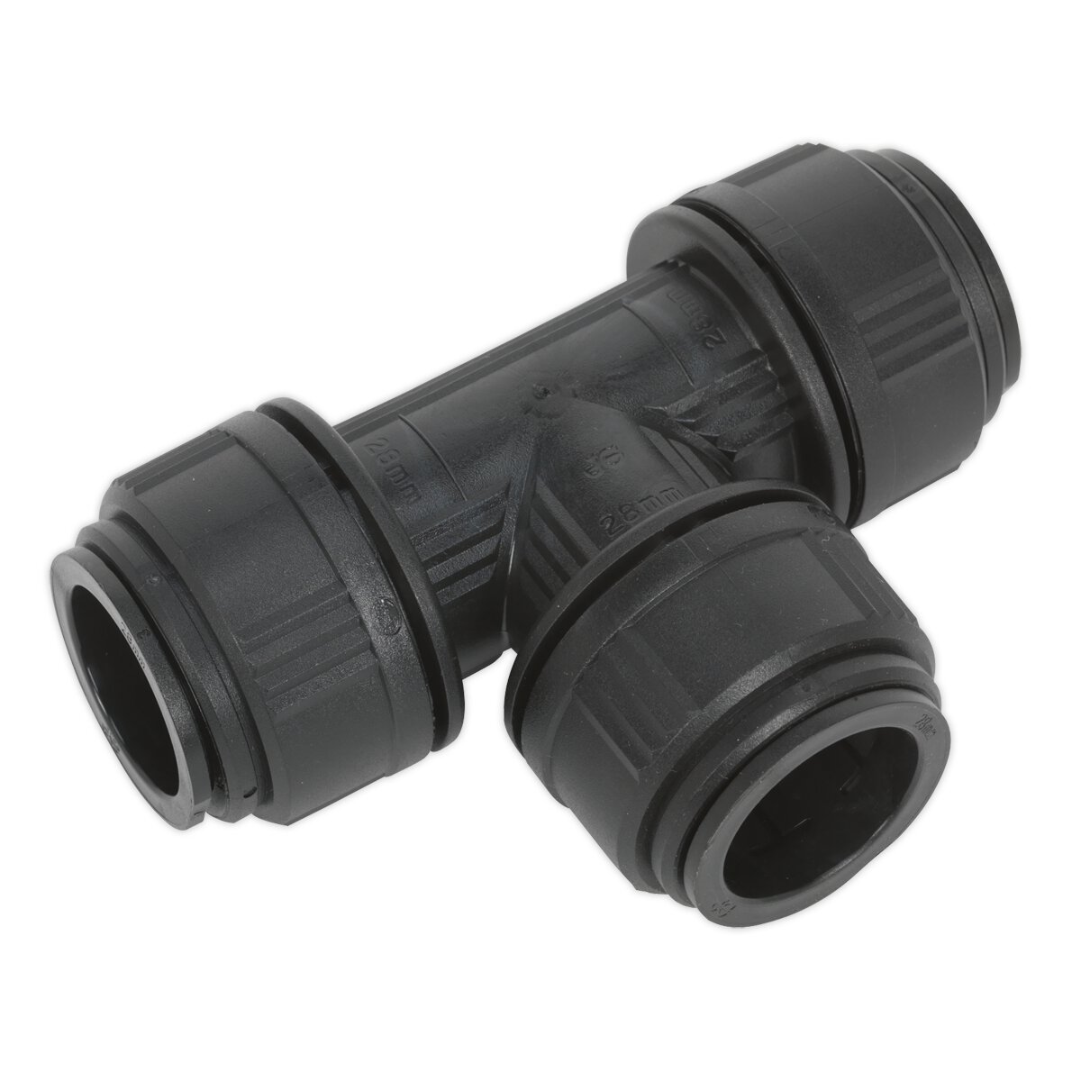 Equal Tee Ø28mm Pack of 5 (John Guest Speedfit® - PM0228E)