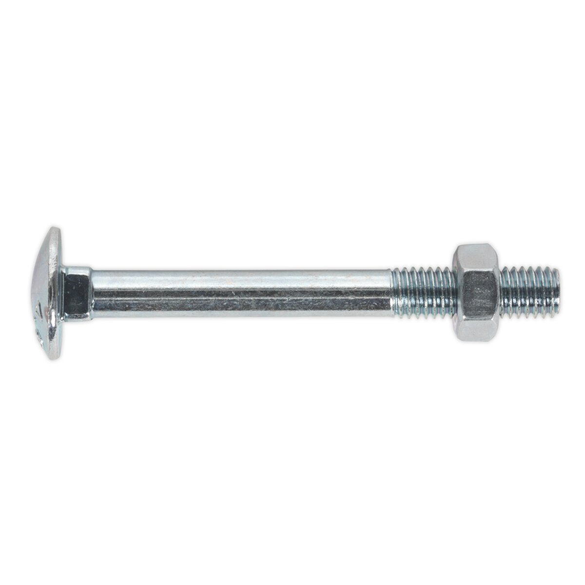 Coach Bolt & Nut M8 x 75mm Zinc DIN 603 Pack of 50