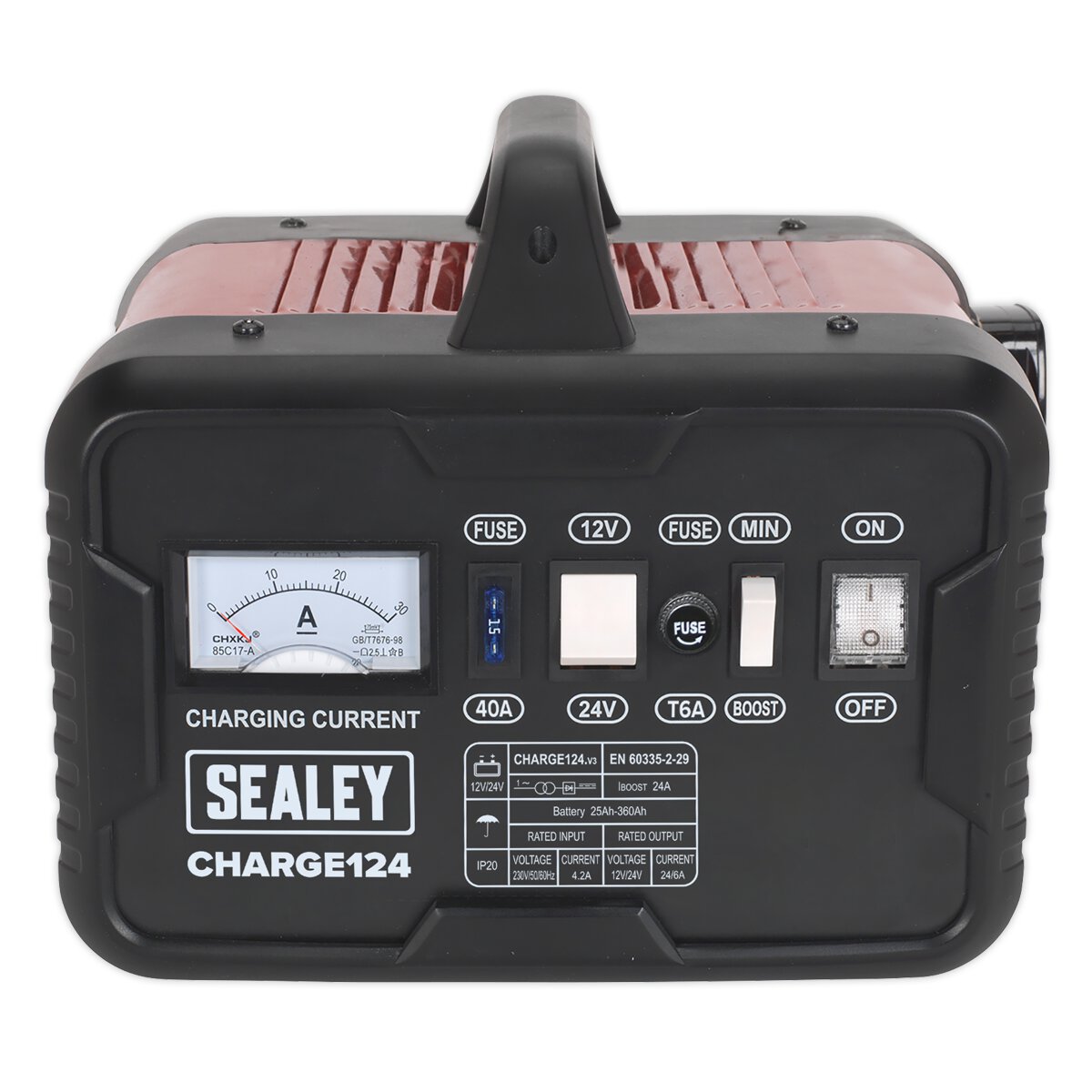 Battery Charger 28Amp 12/24V 230V
