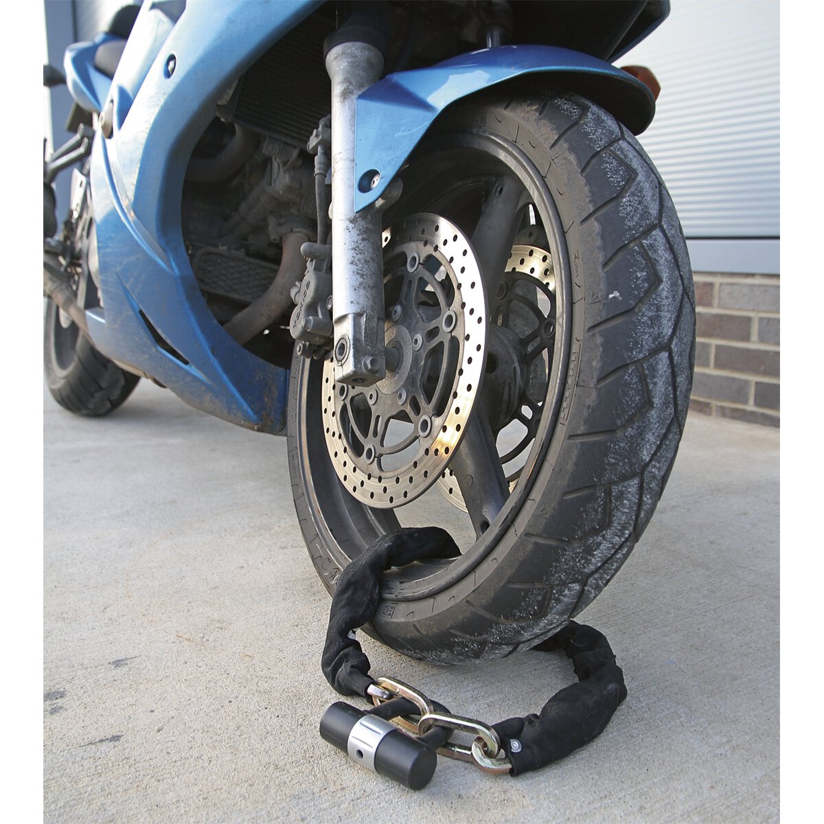 Motorcycle Chain & Disc Lock 12 x 12 x 900mm