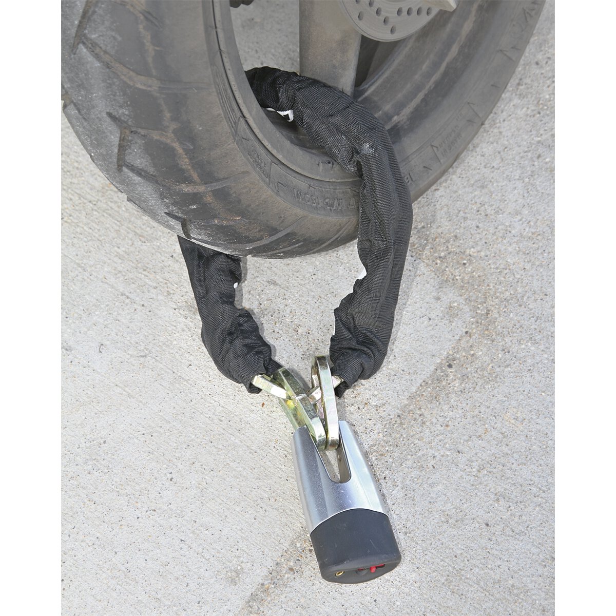 Motorcycle Chain & Disc Lock 10.5 x 10.5 x 900mm 4* ART Approved