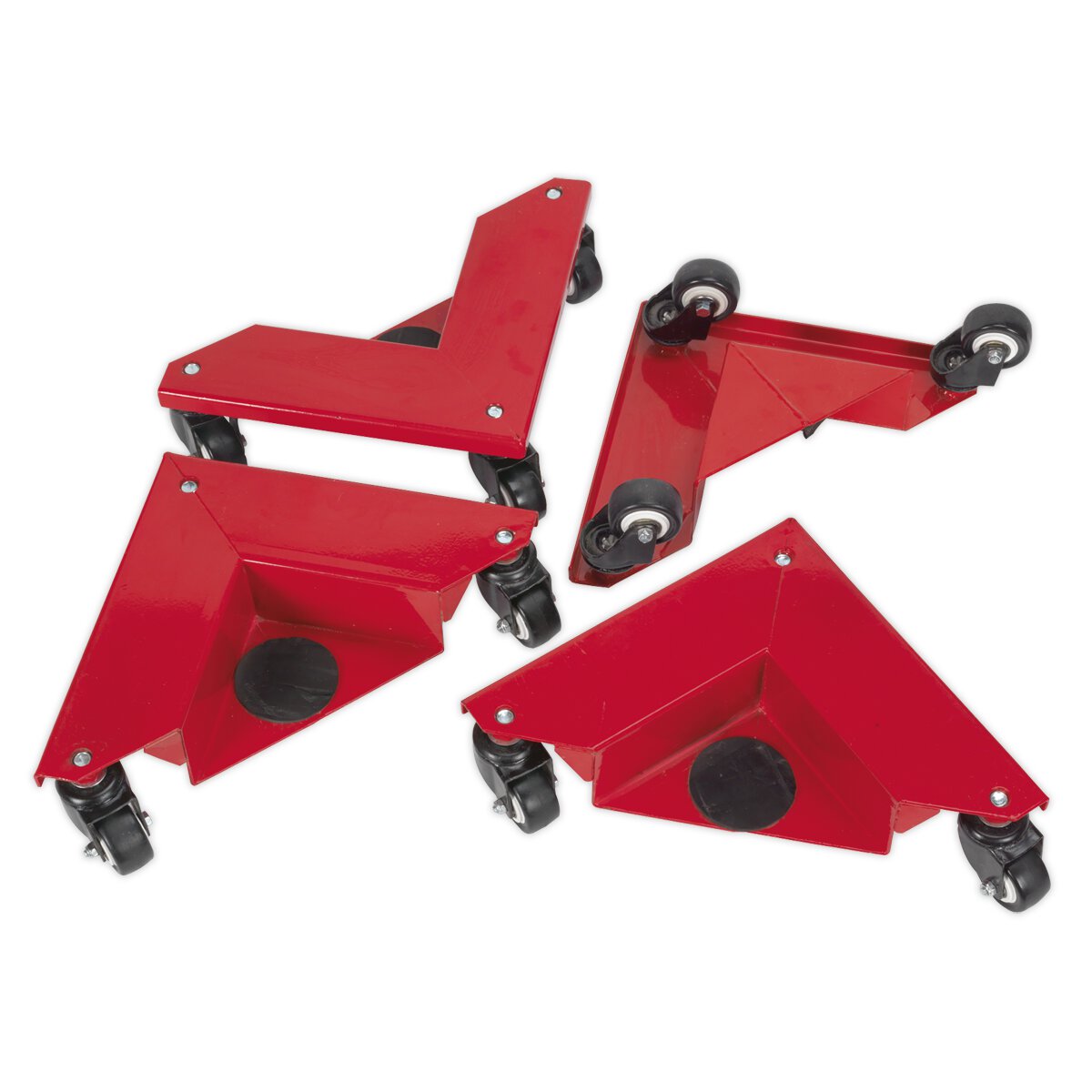 Corner Transport Dollies Set of 4 150kg Capacity