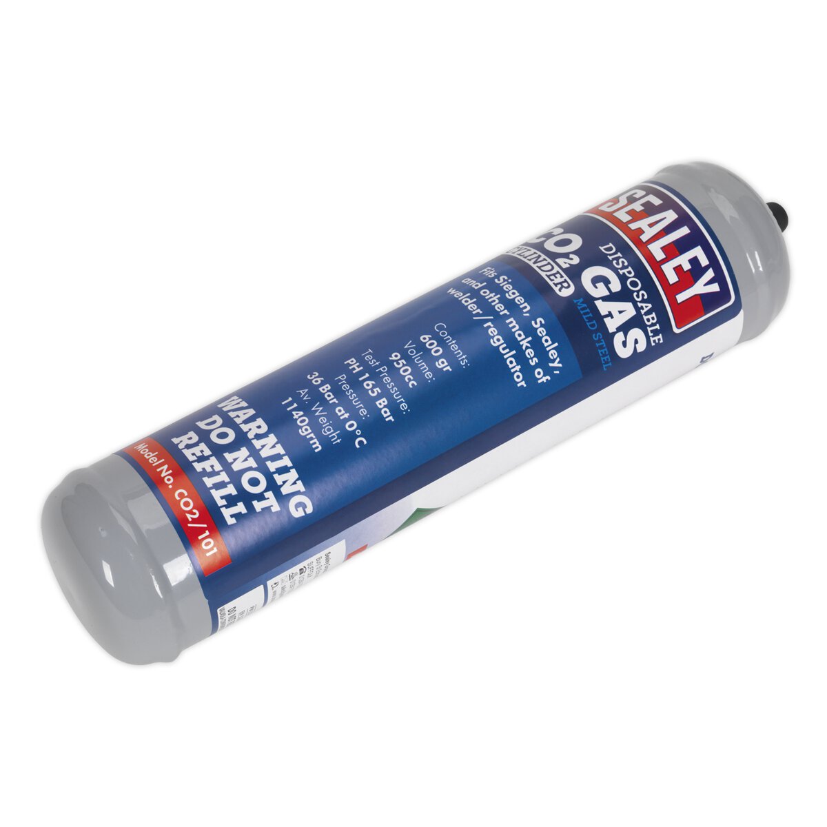 Gas Cylinder Disposable Carbon Dioxide 600g