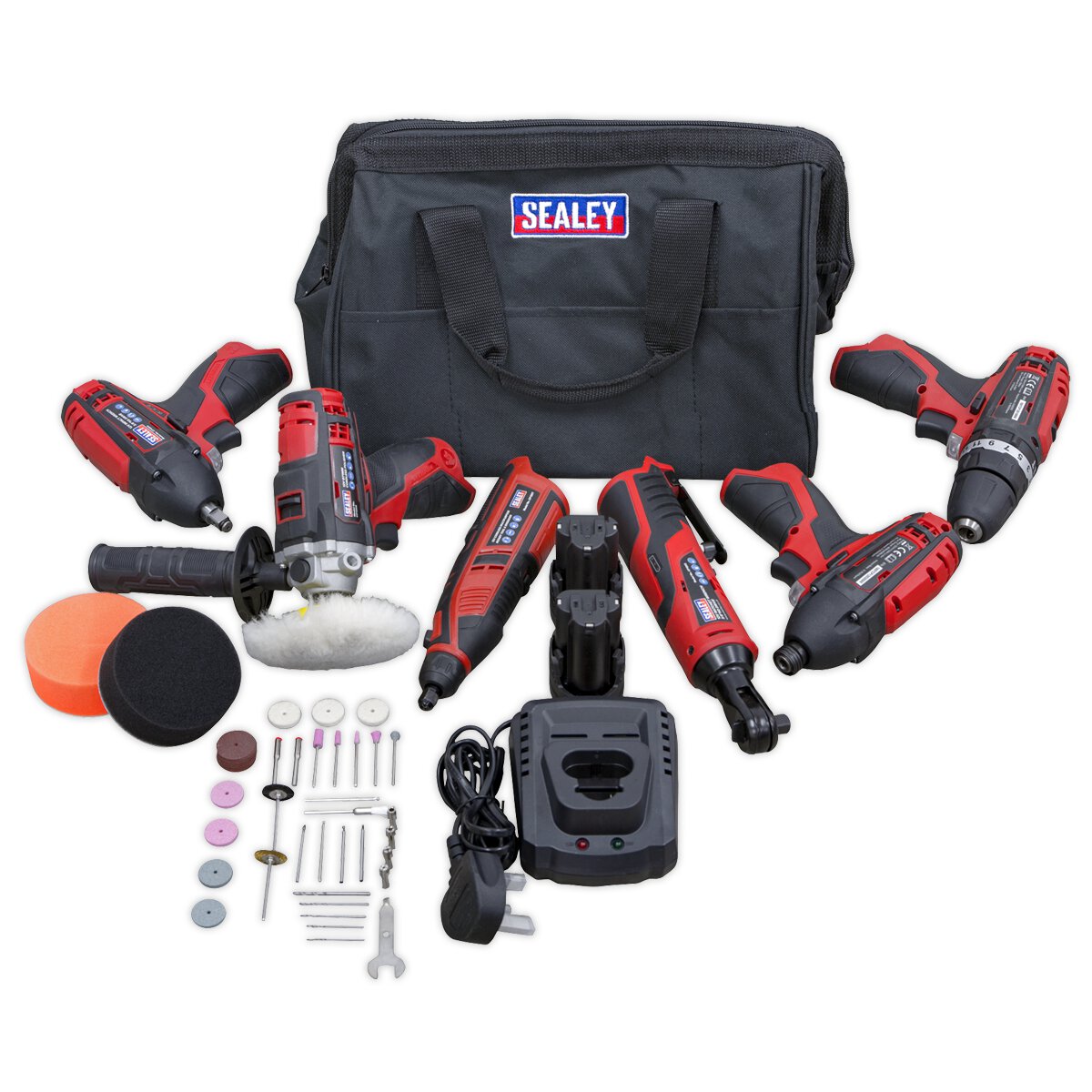 CP1200 Series 6 x 12V Cordless Power Tool Combo Kit