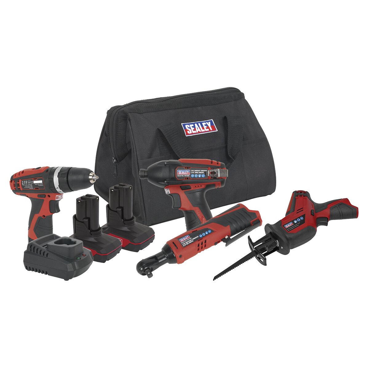 CP1200 Series 4 x 12V Cordless Power Tool Combo Kit