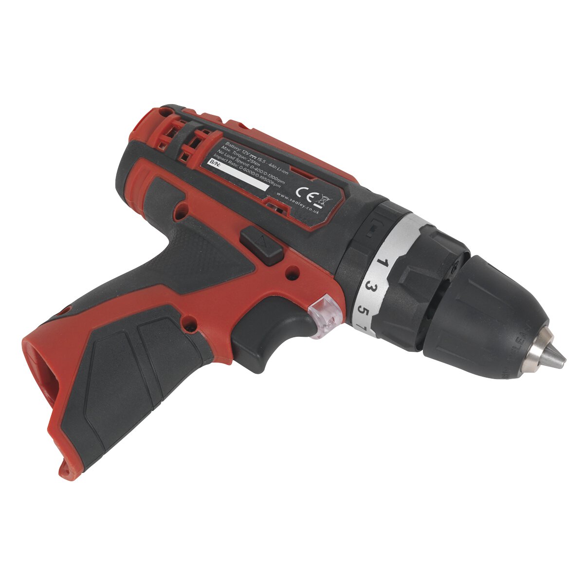 Cordless Hammer Drill/Driver Ø10mm 12V Li-ion - Body Only
