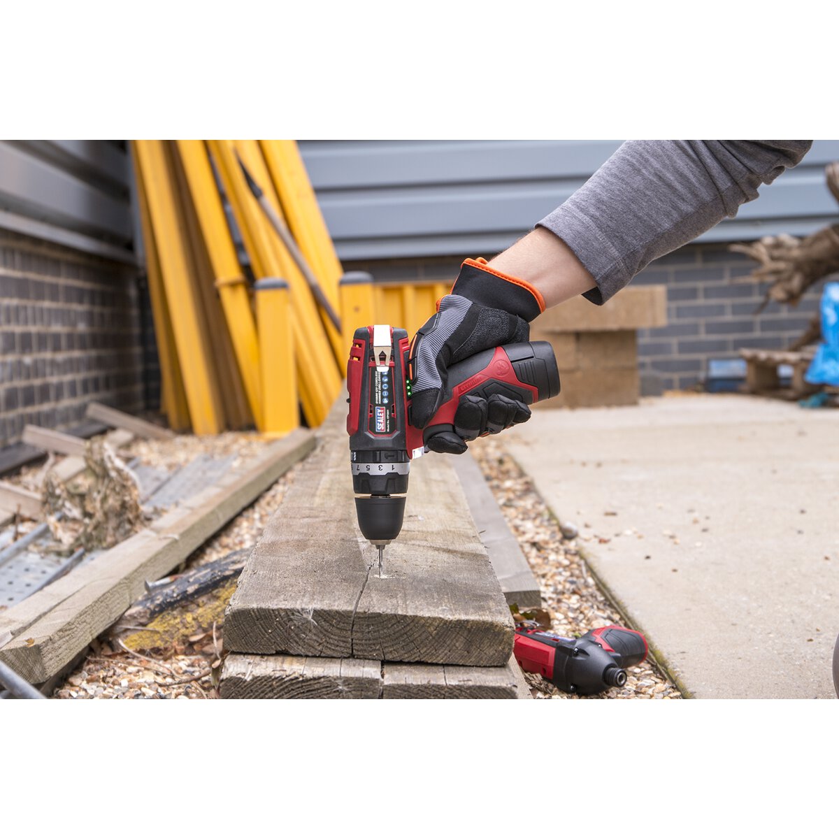 Cordless Hammer Drill/Driver Ø10mm 12V Li-ion - Body Only