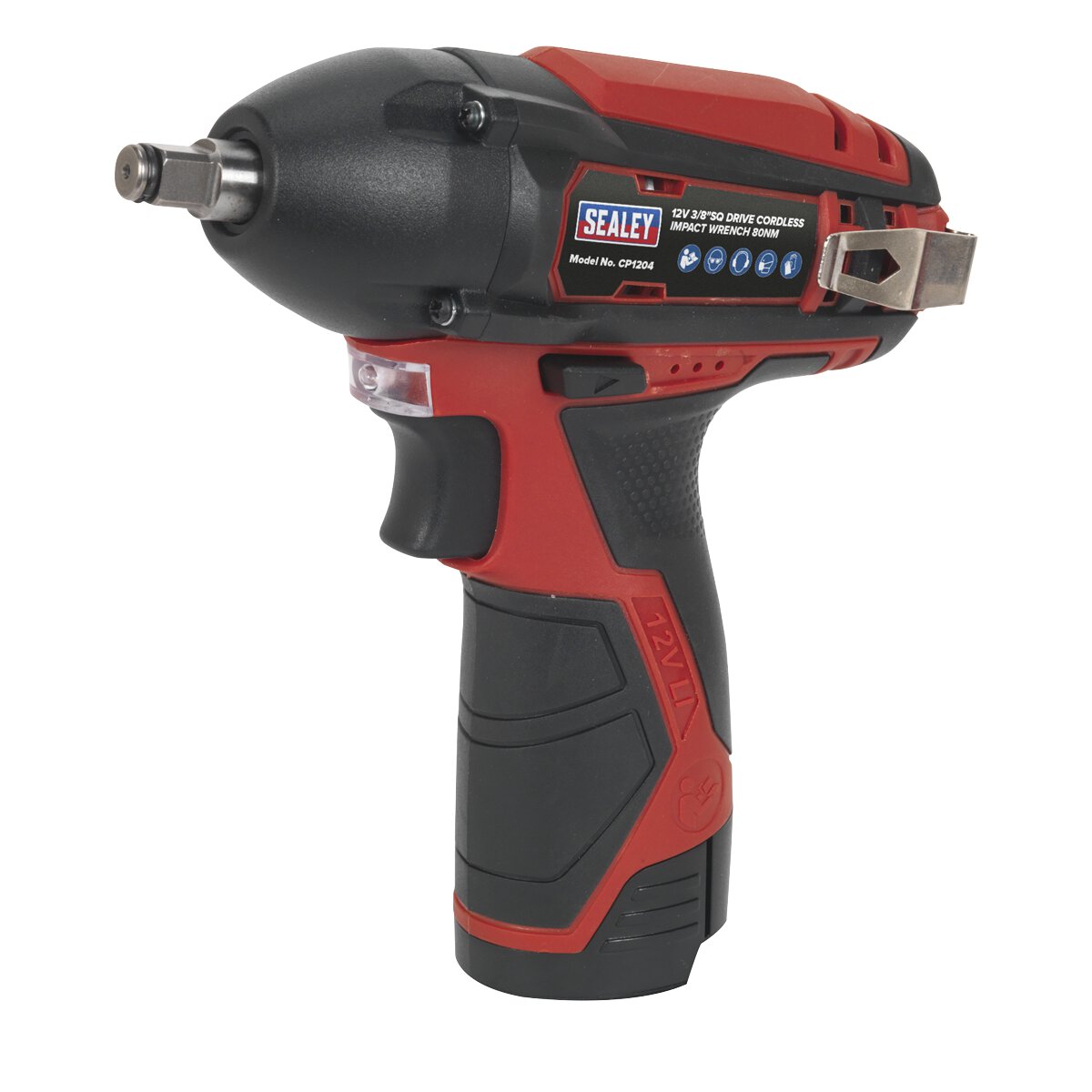 Cordless Impact Wrench 3/8"Sq Drive 80Nm 12V Li-ion - Body Only