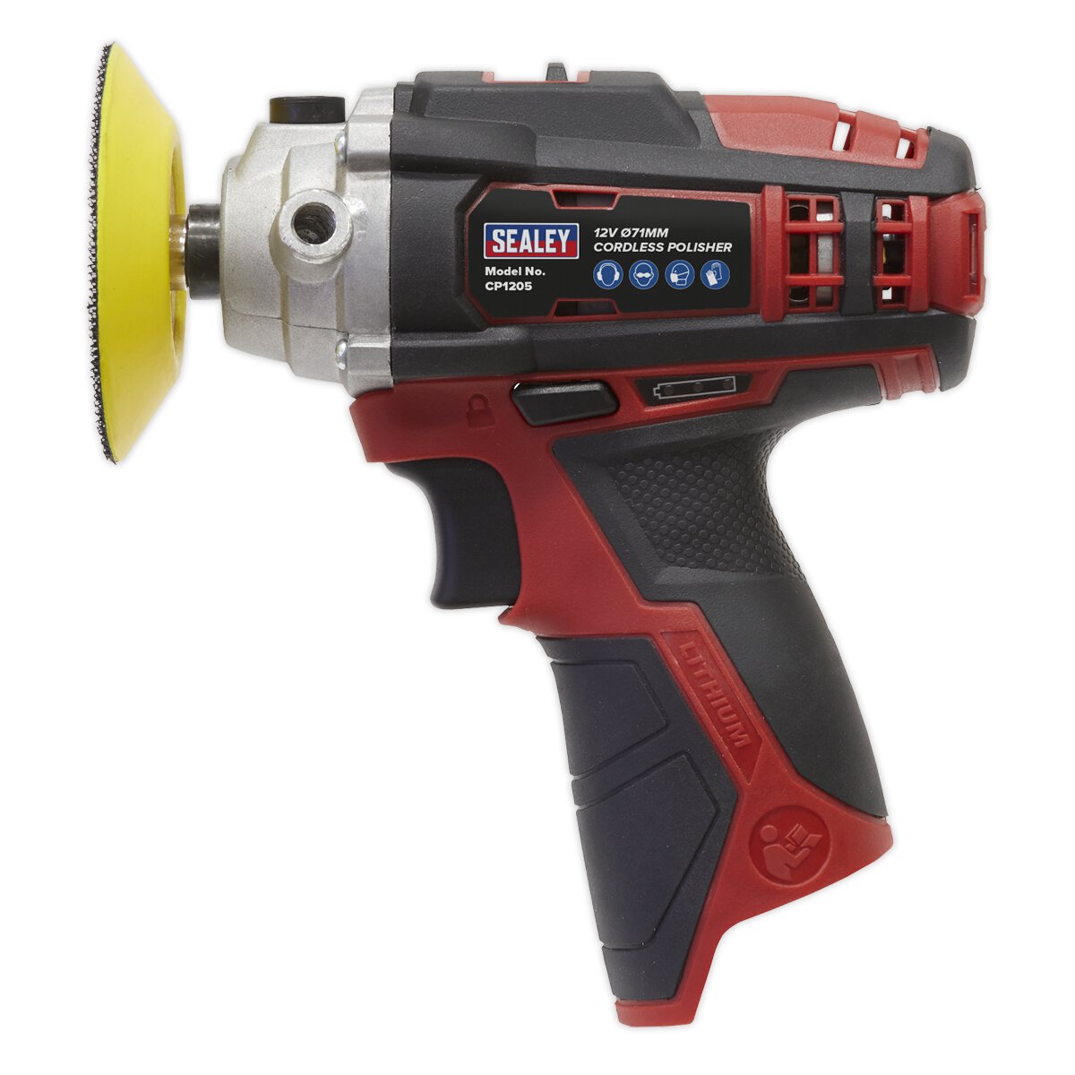 Cordless Polisher Ø71mm 12V Li-ion - Body Only