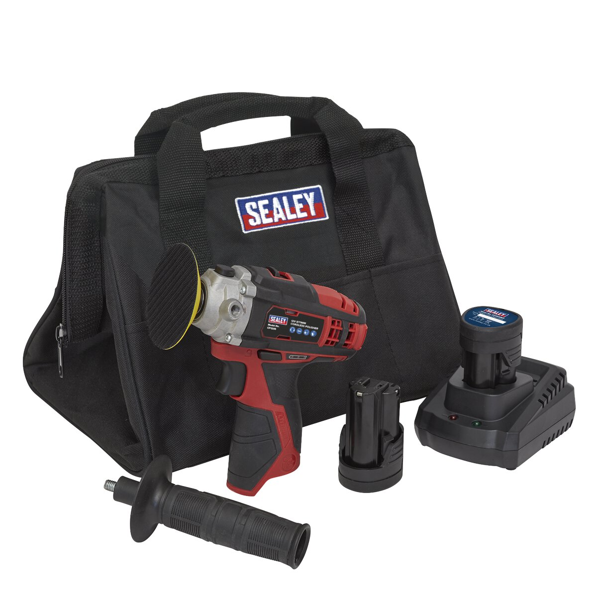 Cordless Polisher Kit Ø71mm 12V - 2 Batteries