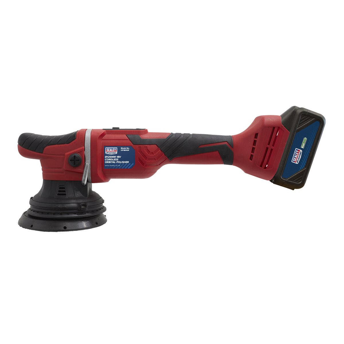 Cordless Orbital Polisher Ø125mm 18V Li-ion