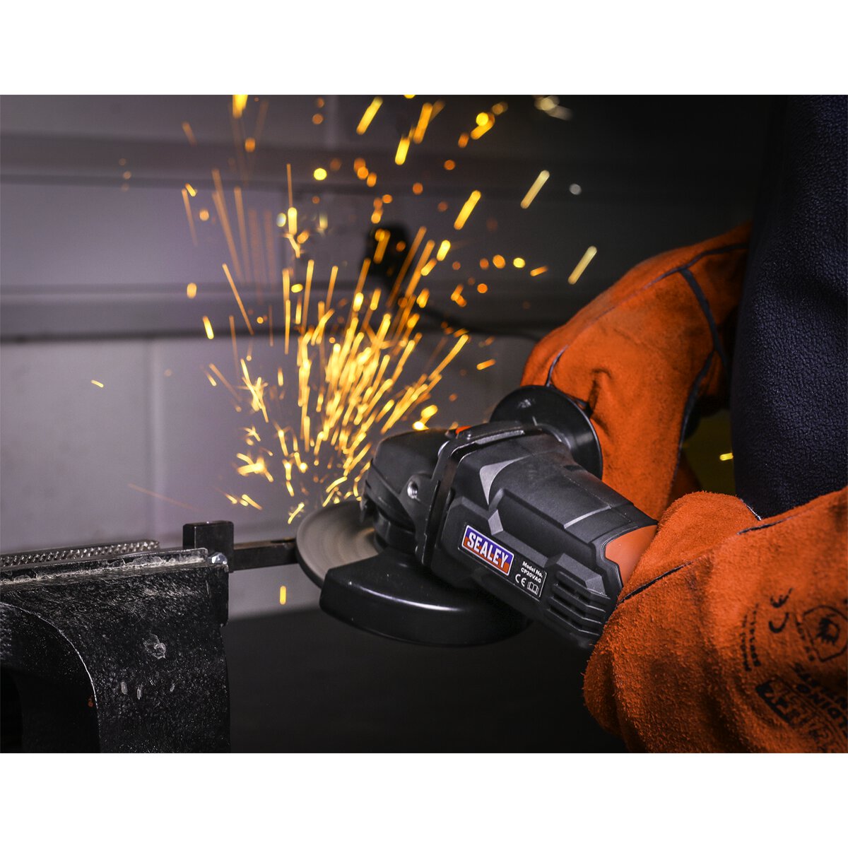 Cordless Angle Grinder Ø115mm 20V Lithium-ion 1hr Charge