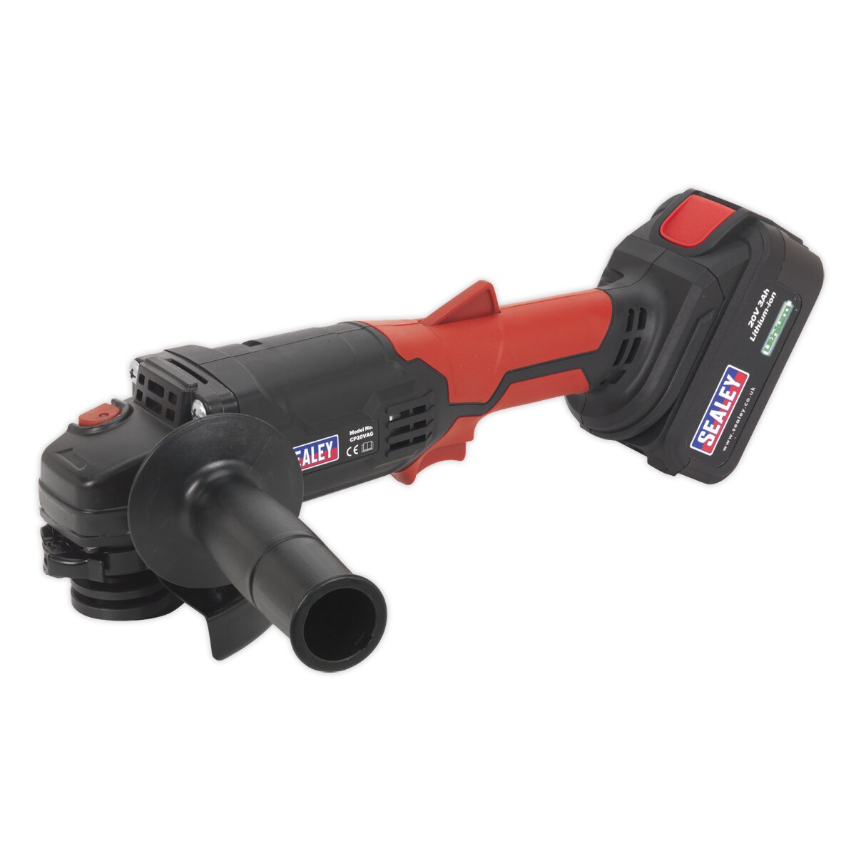 Cordless Angle Grinder Ø115mm 20V Lithium-ion 1hr Charge