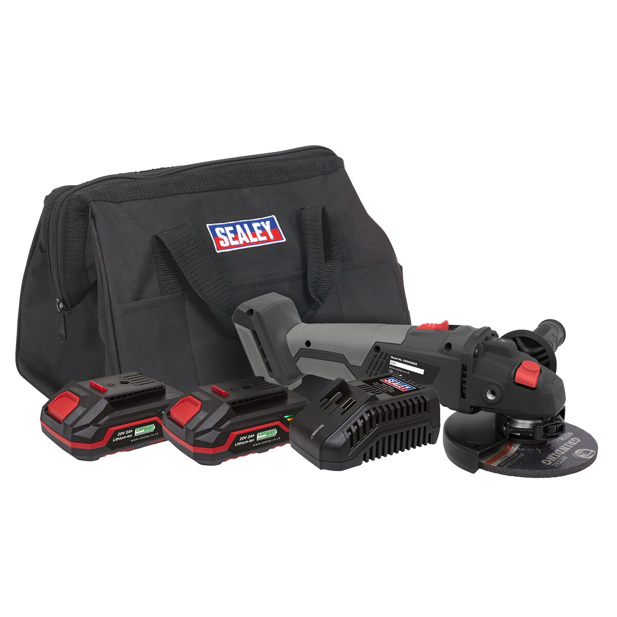 Brushless Angle Grinder Kit 20V - 2 Batteries